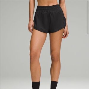 Black Size 0 Track that High Rise Lined Short 3” Lululemon